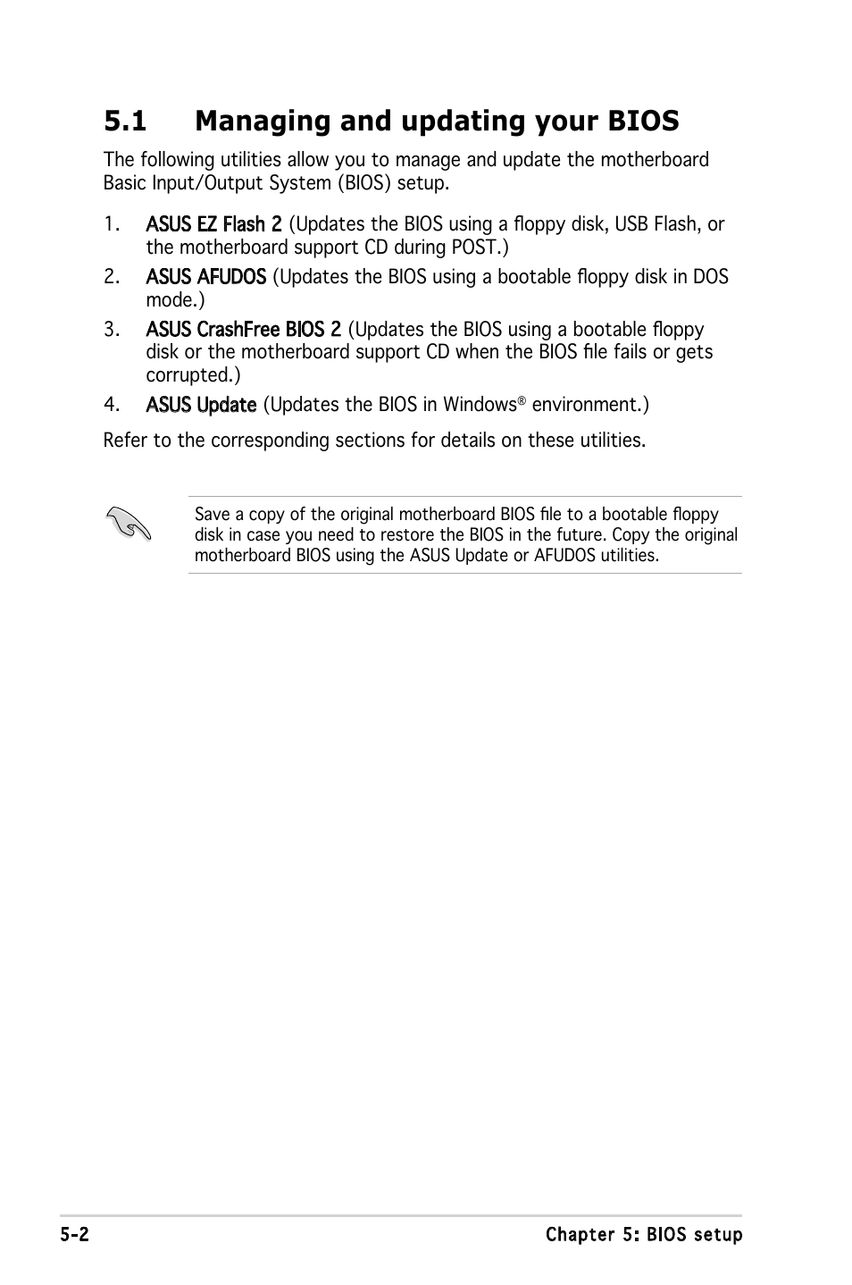 1 managing and updating your bios | Asus T3-P5G965A User Manual | Page 50 / 84