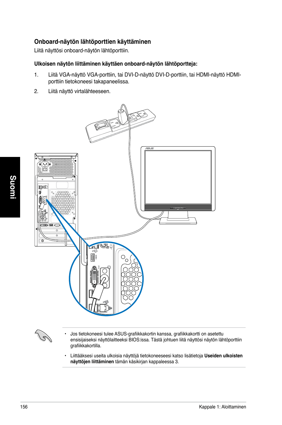 Suomi | Asus CM6870 User Manual | Page 158 / 352