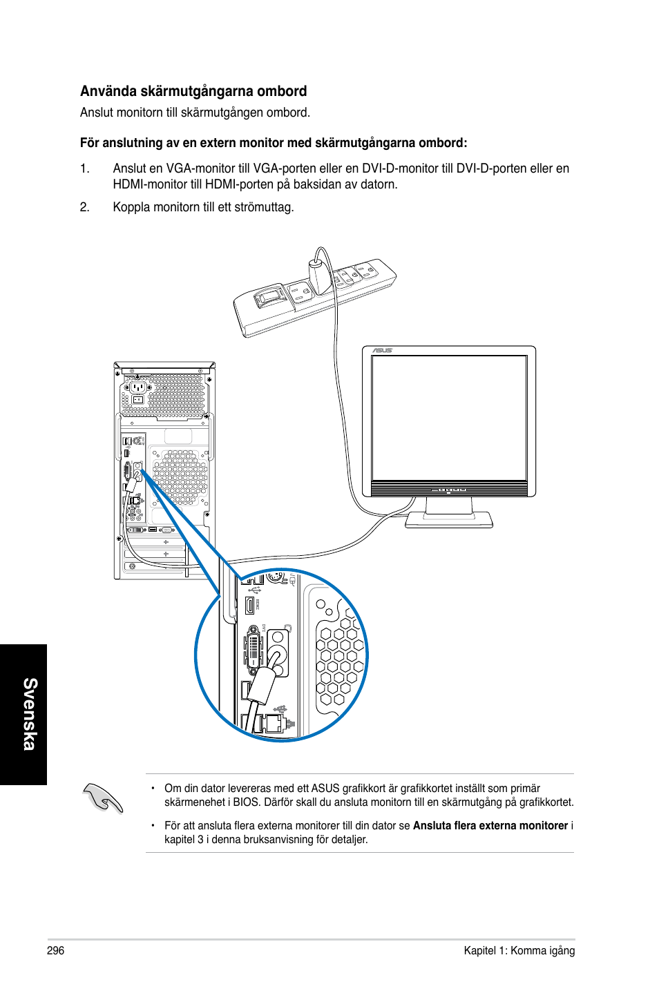 Svenska | Asus CM6870 User Manual | Page 298 / 352