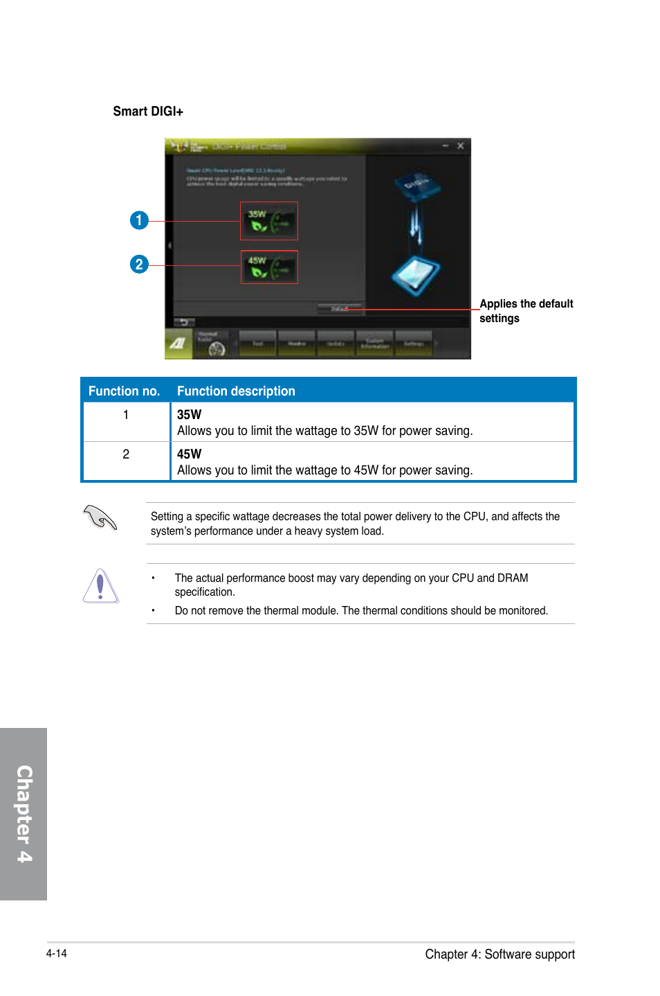 Chapter 4 | Asus SABERTOOTH Z77 User Manual | Page 128 / 178