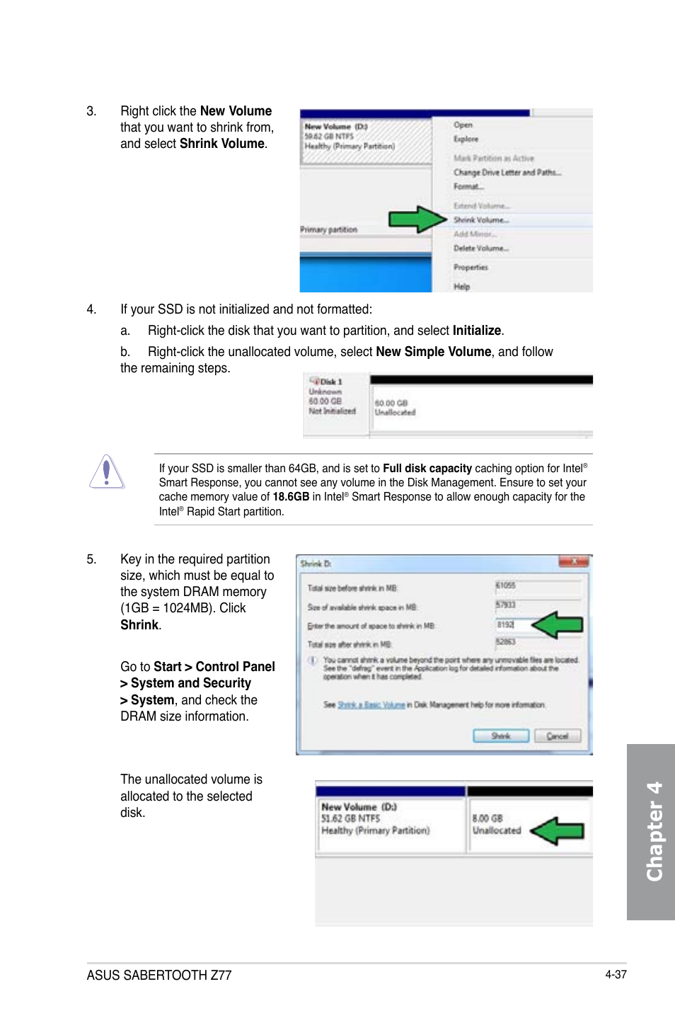 Chapter 4 | Asus SABERTOOTH Z77 User Manual | Page 151 / 178