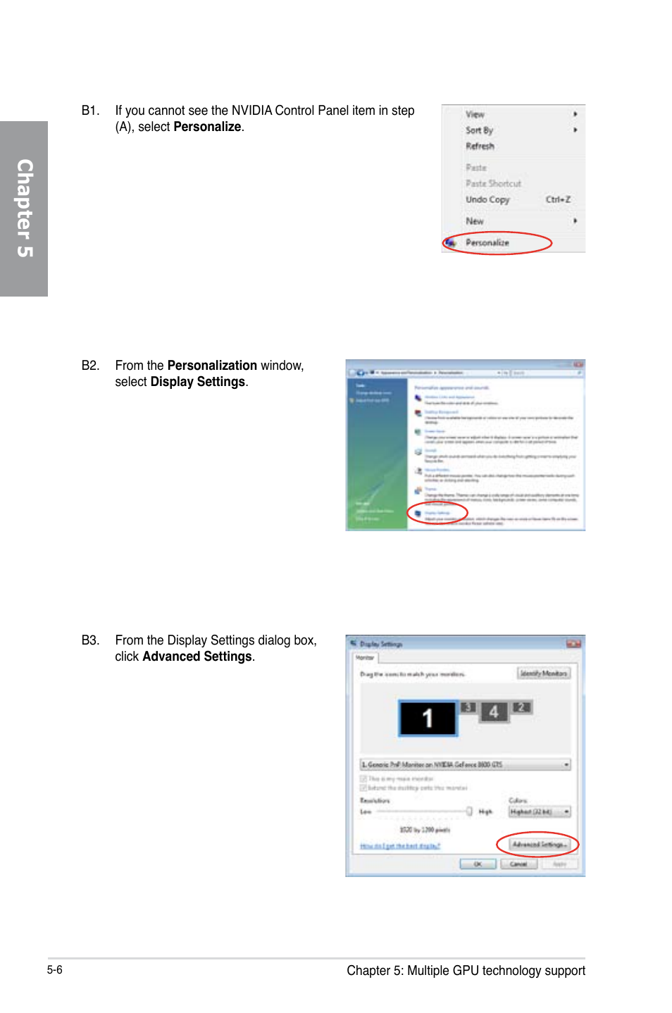 Chapter 5 | Asus SABERTOOTH Z77 User Manual | Page 168 / 178