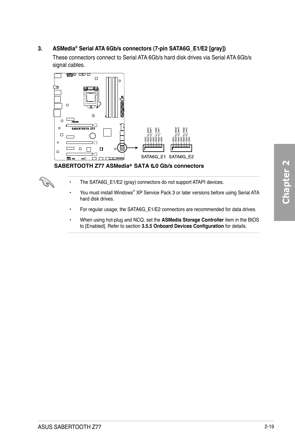 Chapter 2 | Asus SABERTOOTH Z77 User Manual | Page 39 / 178