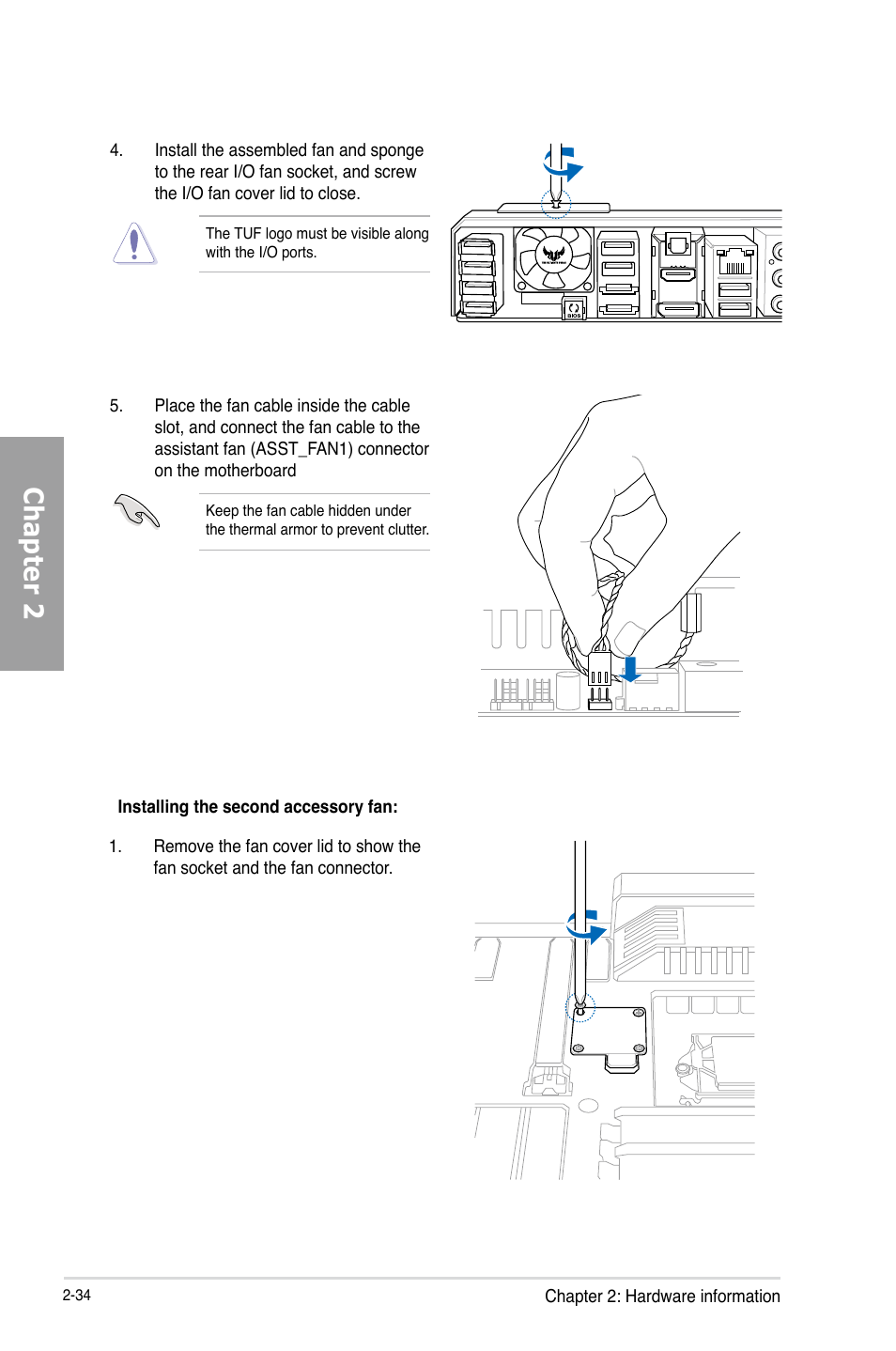 Chapter 2 | Asus SABERTOOTH Z77 User Manual | Page 54 / 178