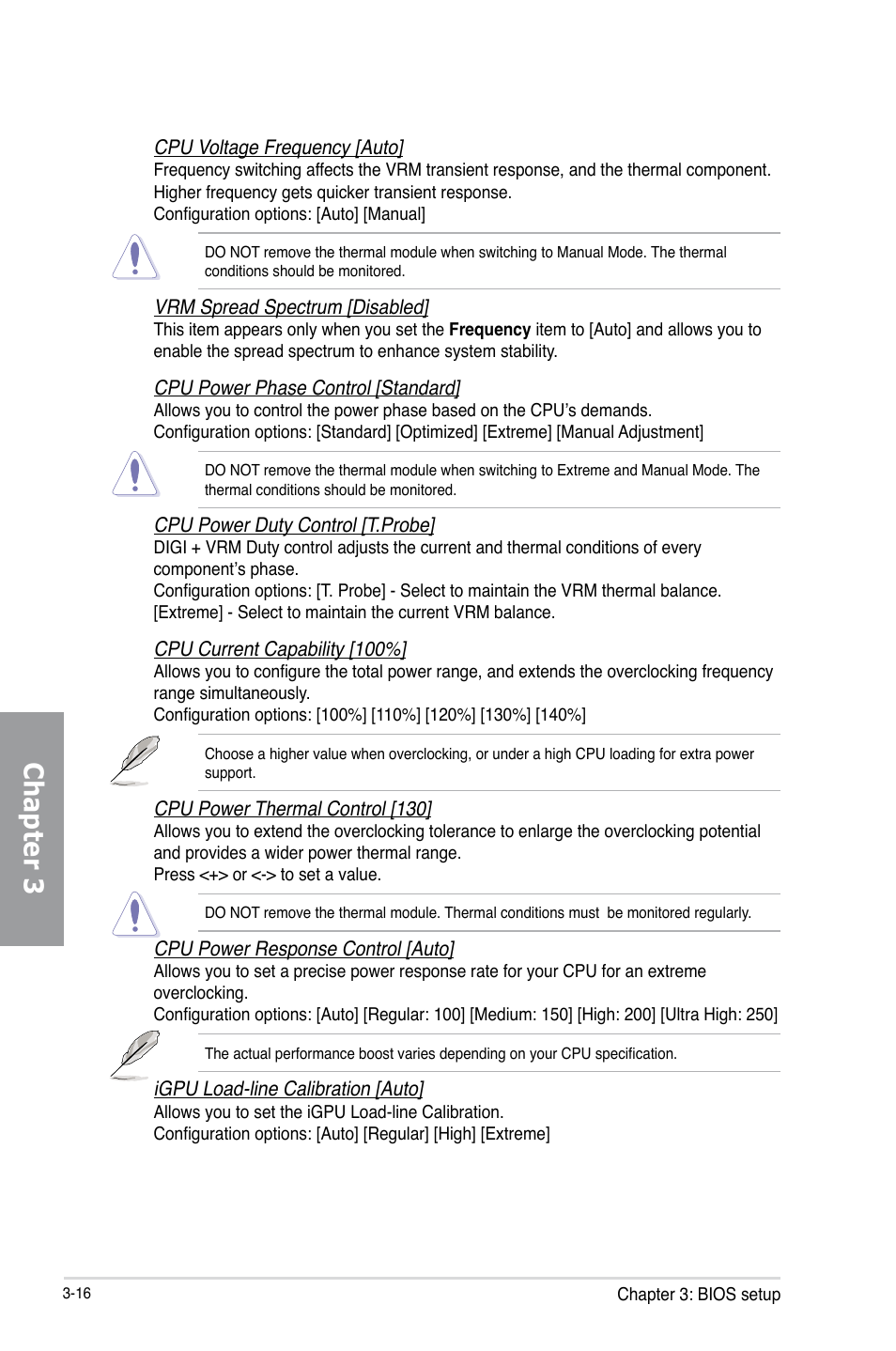 Chapter 3 | Asus SABERTOOTH Z77 User Manual | Page 80 / 178
