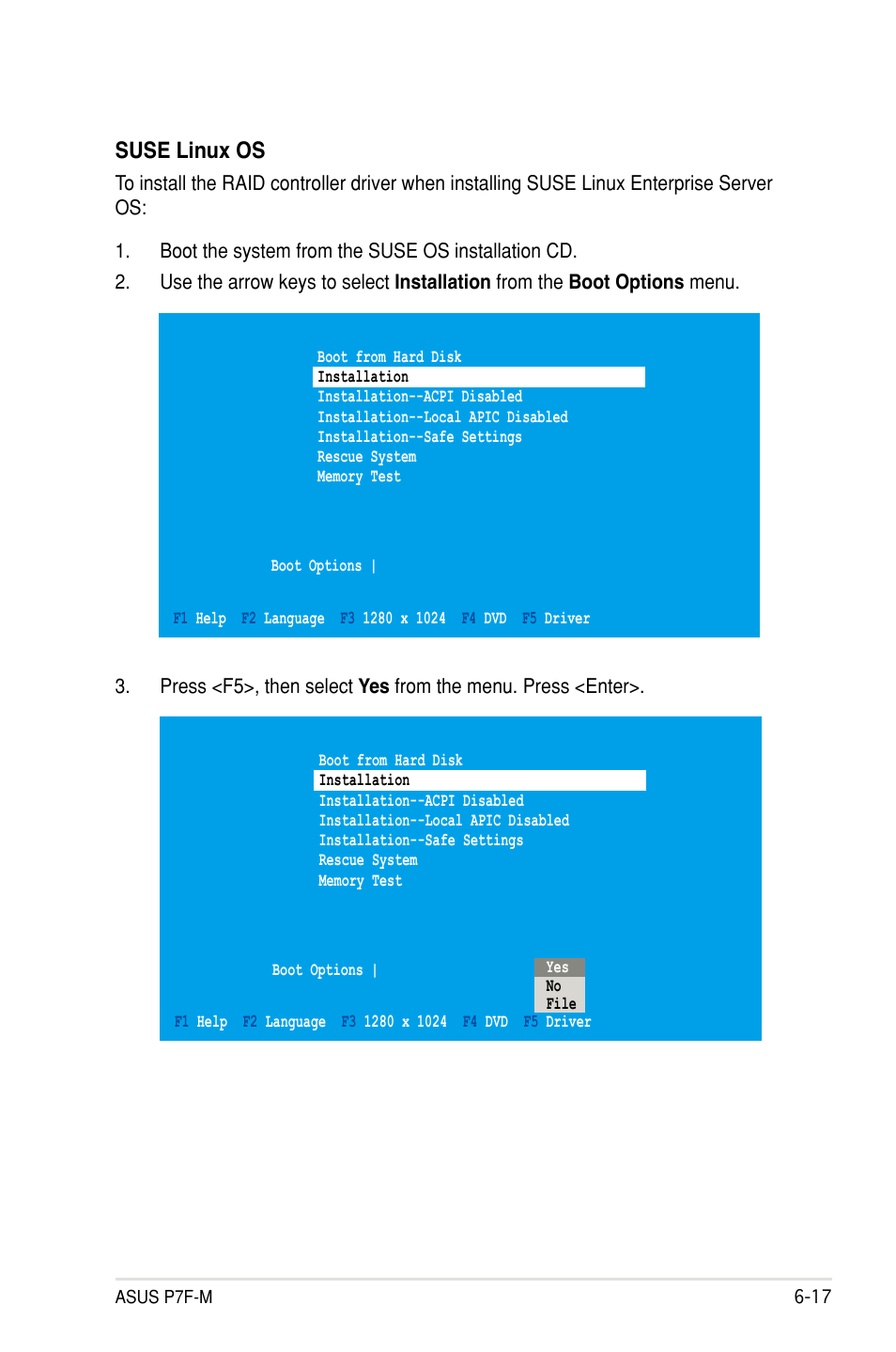 Suse linux os | Asus P7F-M User Manual | Page 145 / 160