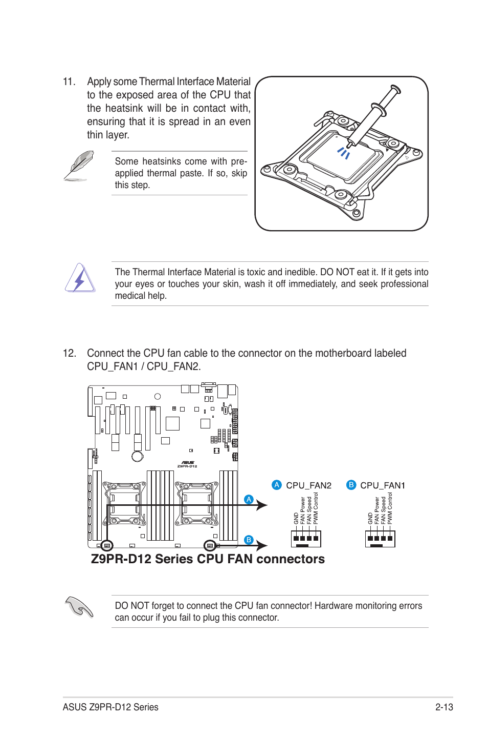 Asus Z9PR-D12 User Manual | Page 33 / 190