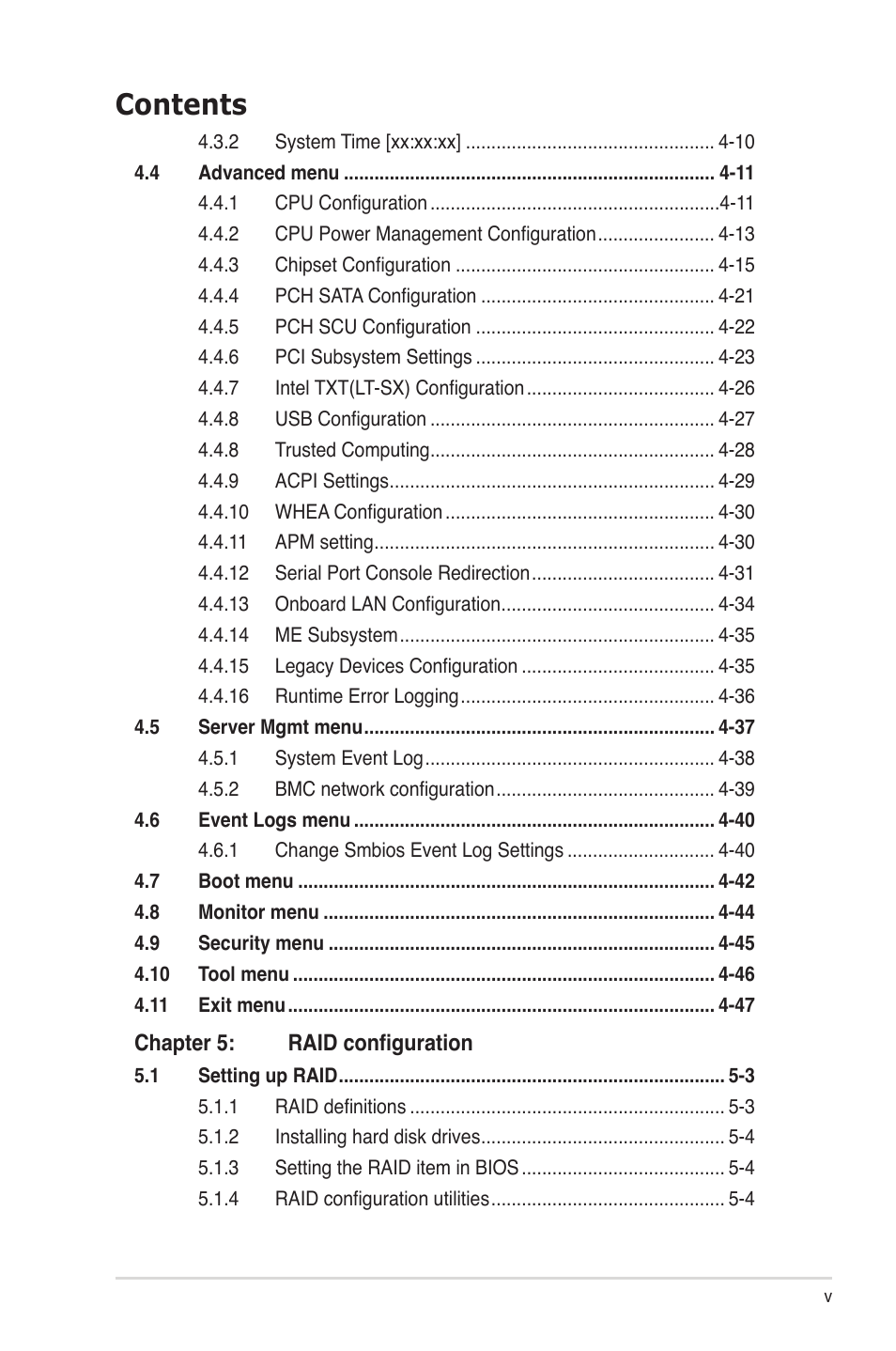 Asus Z9PR-D12 User Manual | Page 5 / 190