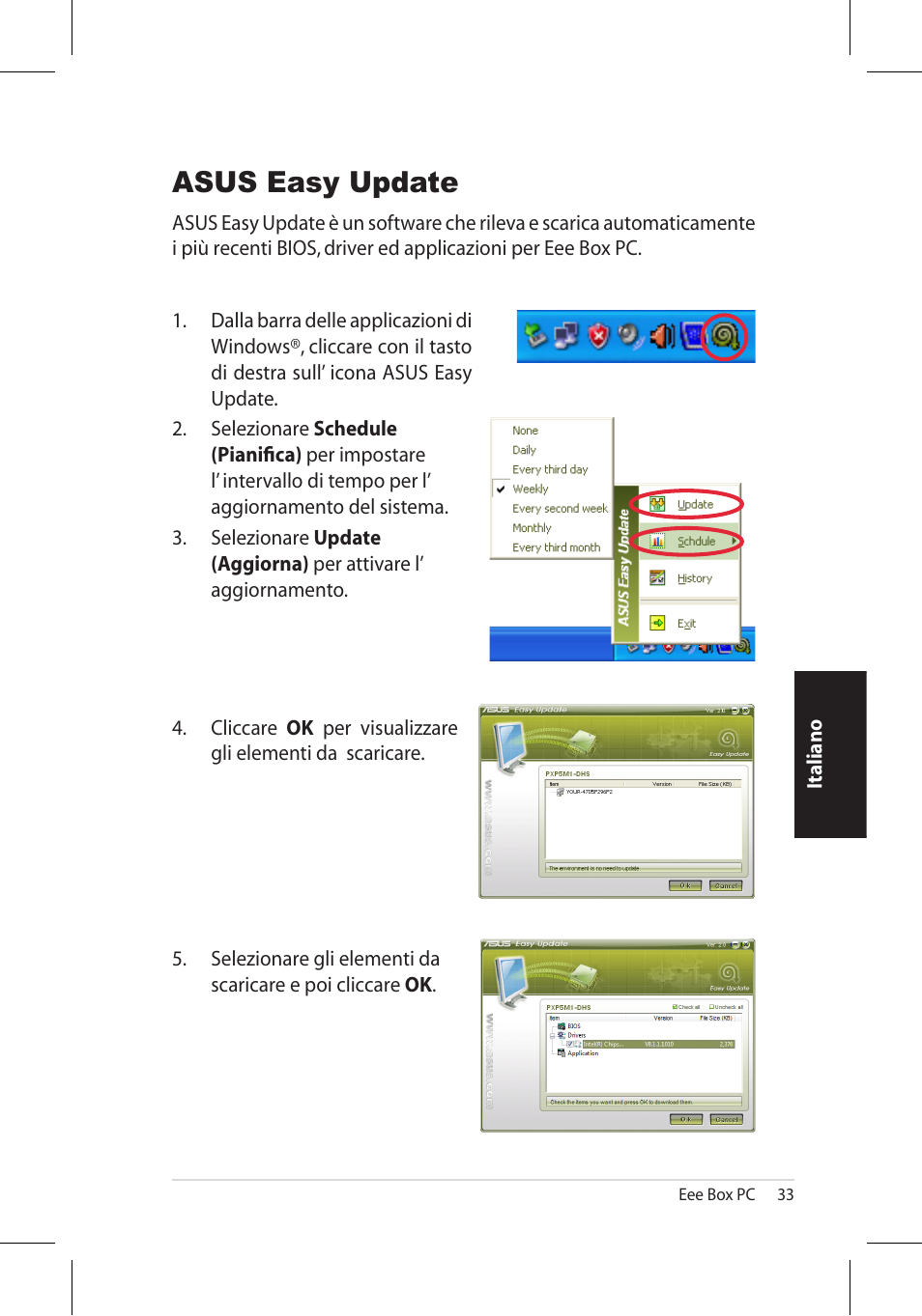 Asus easy update | Asus EB1006 User Manual | Page 135 / 172