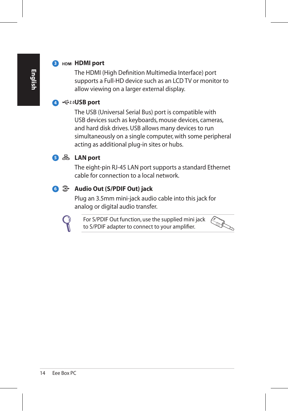 Asus EB1006 User Manual | Page 14 / 172