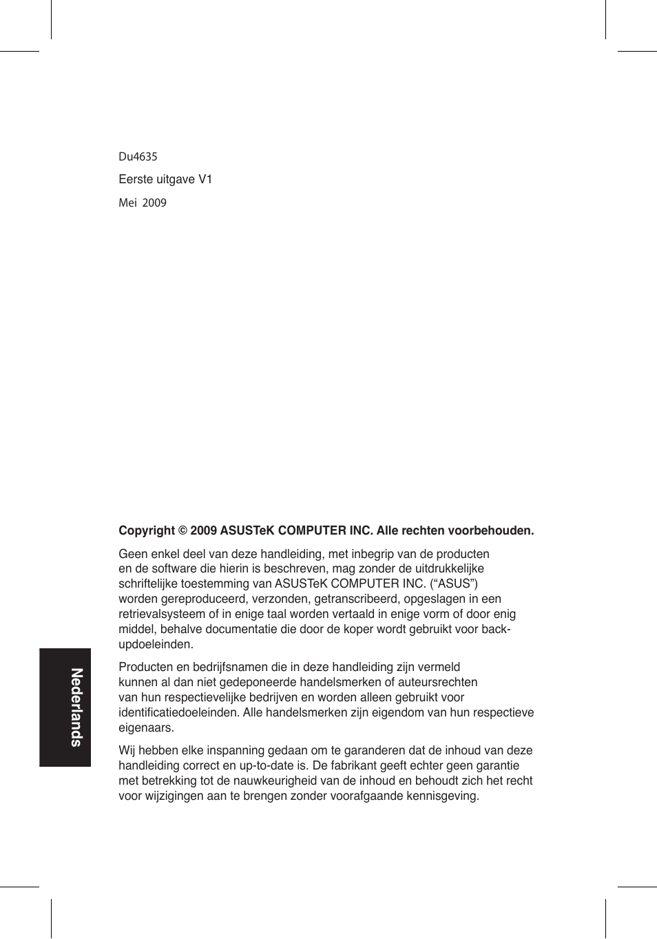 Nederlands | Asus EB1006 User Manual | Page 140 / 172