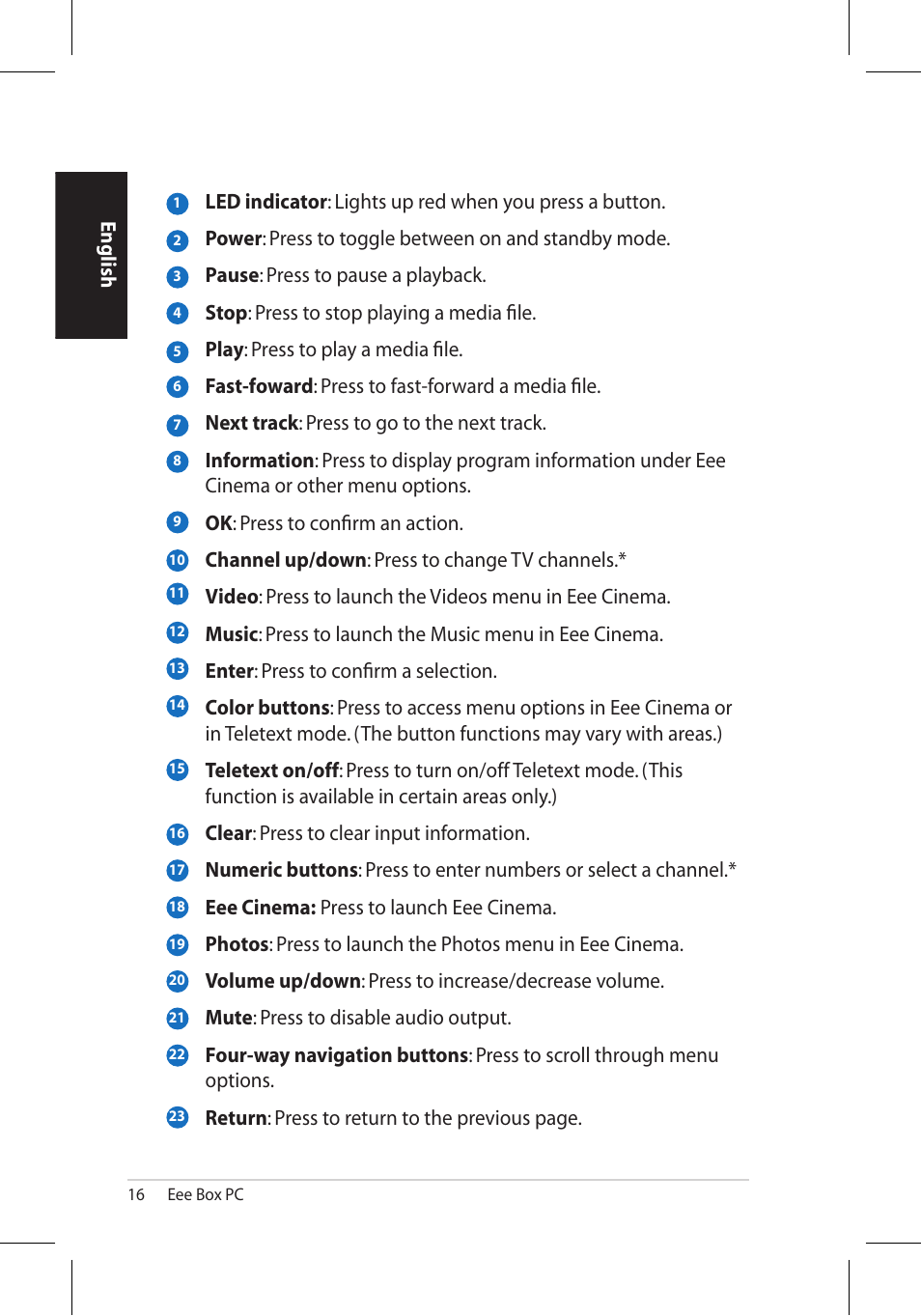 Asus EB1006 User Manual | Page 16 / 172