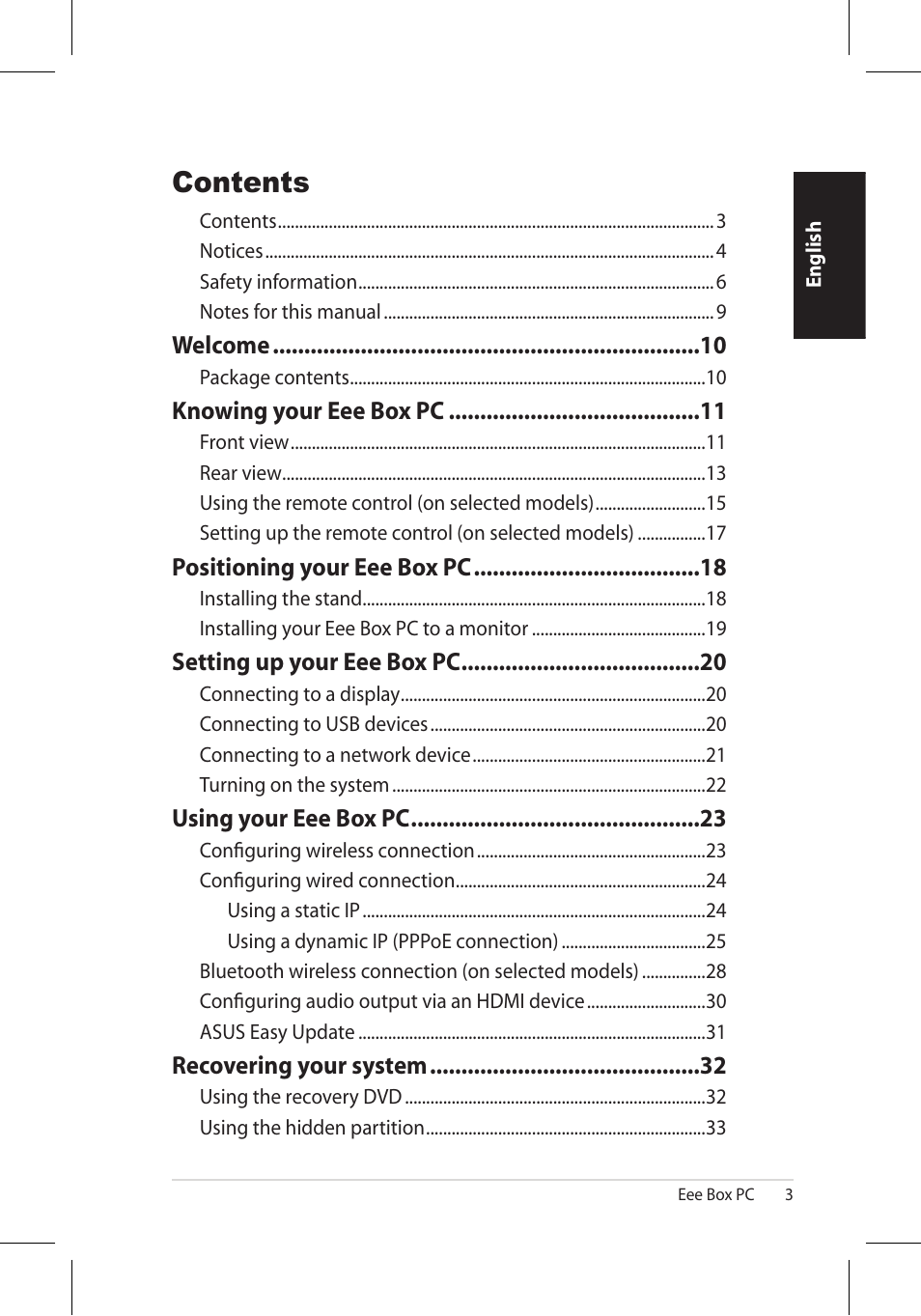 Asus EB1006 User Manual | Page 3 / 172