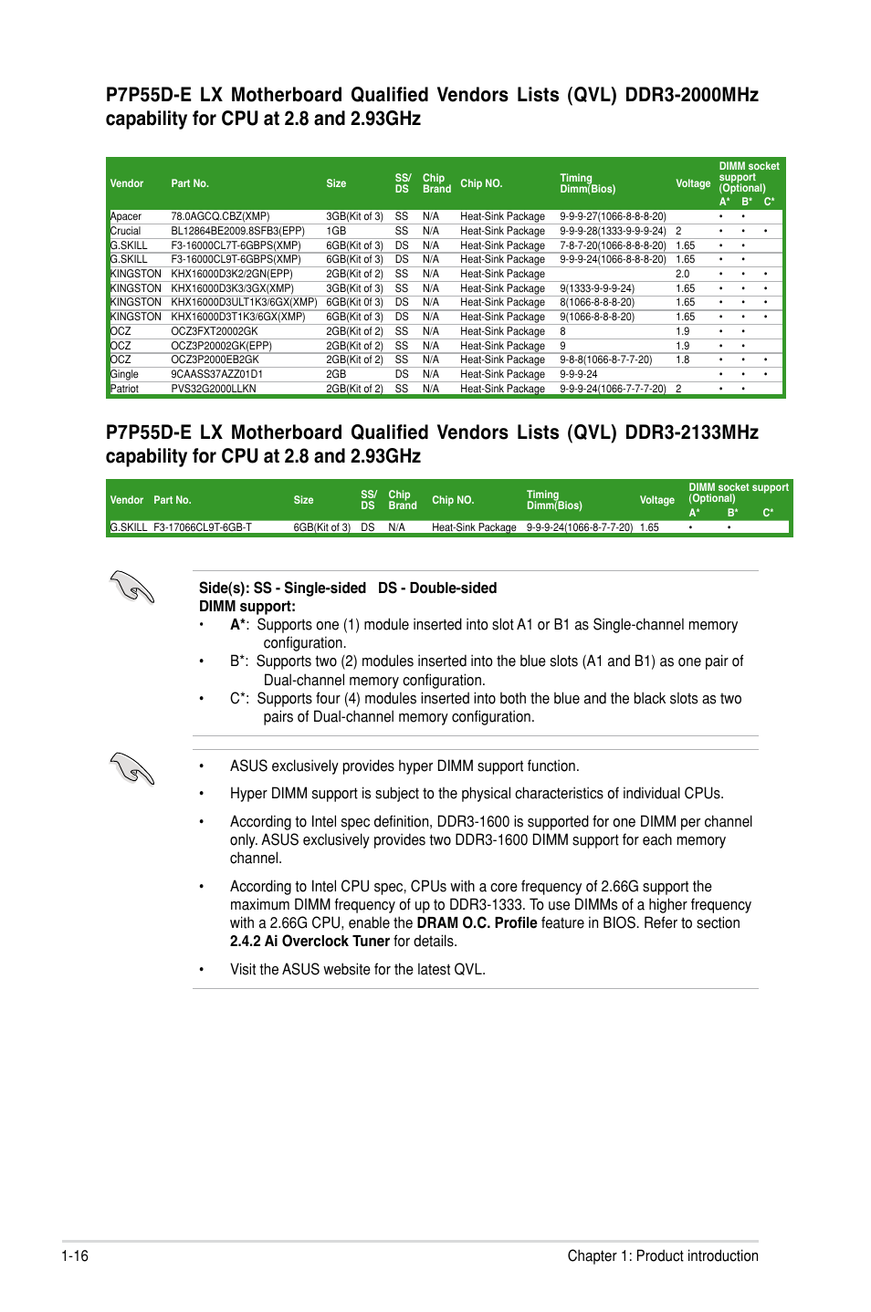 Asus P7P55D-E LX User Manual | Page 28 / 70