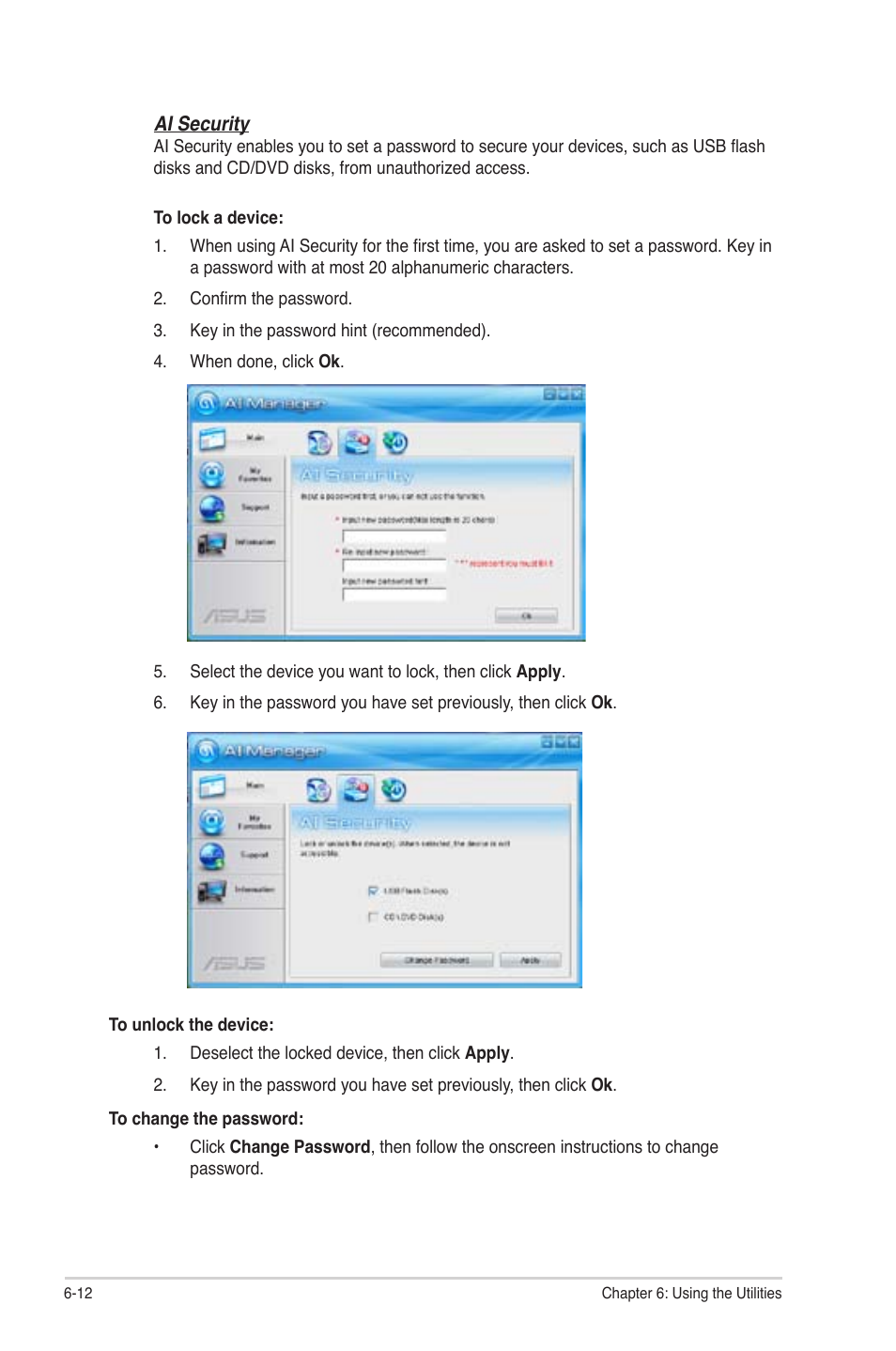 Asus CM6650 User Manual | Page 63 / 78