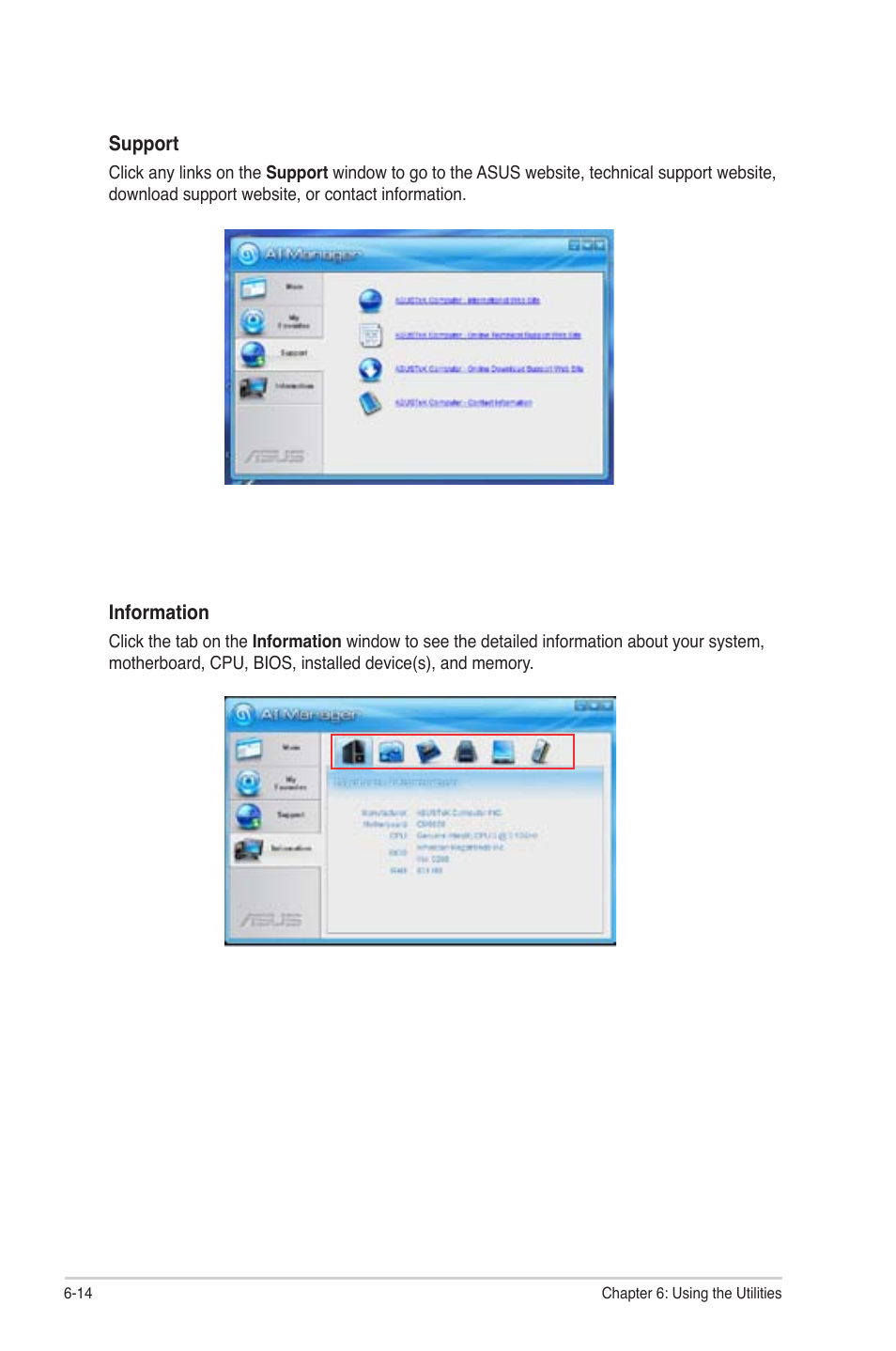 Asus CM6650 User Manual | Page 65 / 78