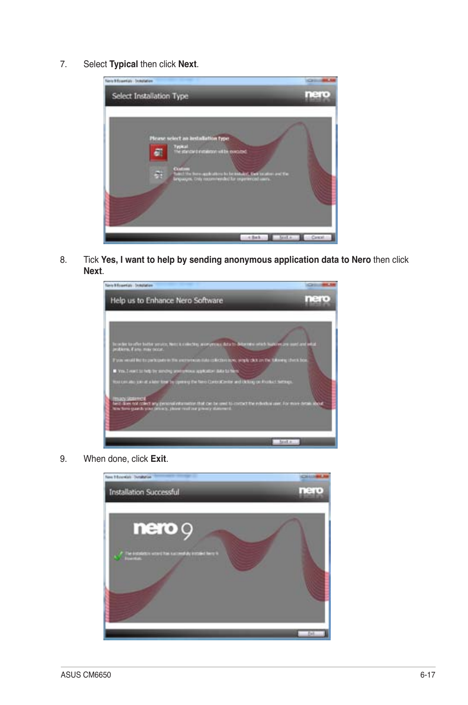 Asus CM6650 User Manual | Page 68 / 78