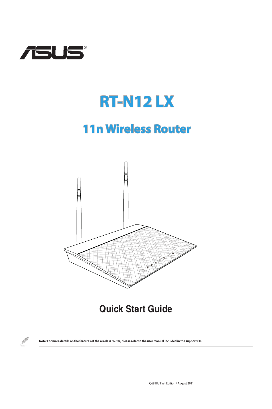 Asus RT-N12LX User Manual | 22 pages