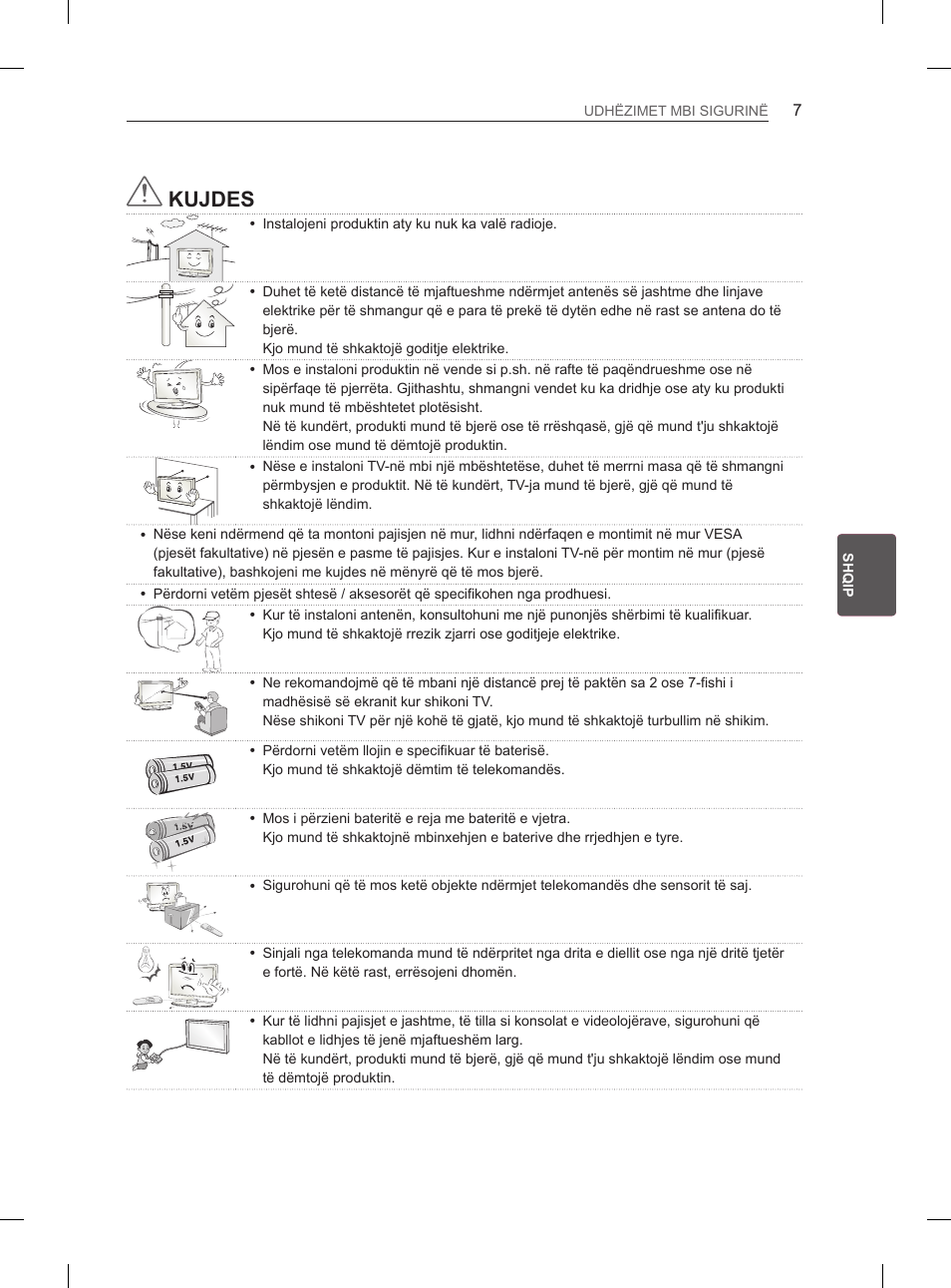 Kujdes | LG 37LM620S User Manual | Page 379 / 517