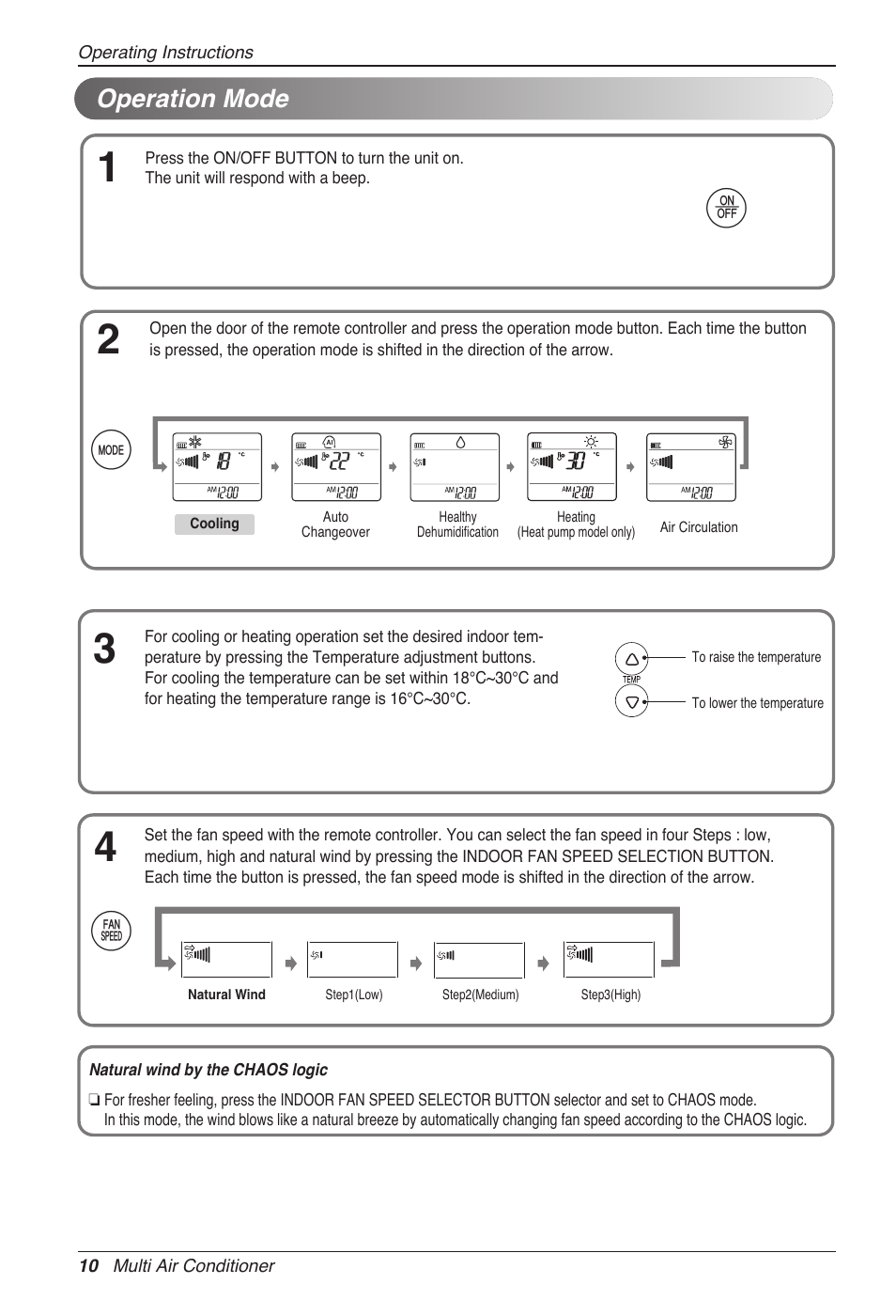 Df g, Operation mode | LG MC12AHV User Manual | Page 10 / 211