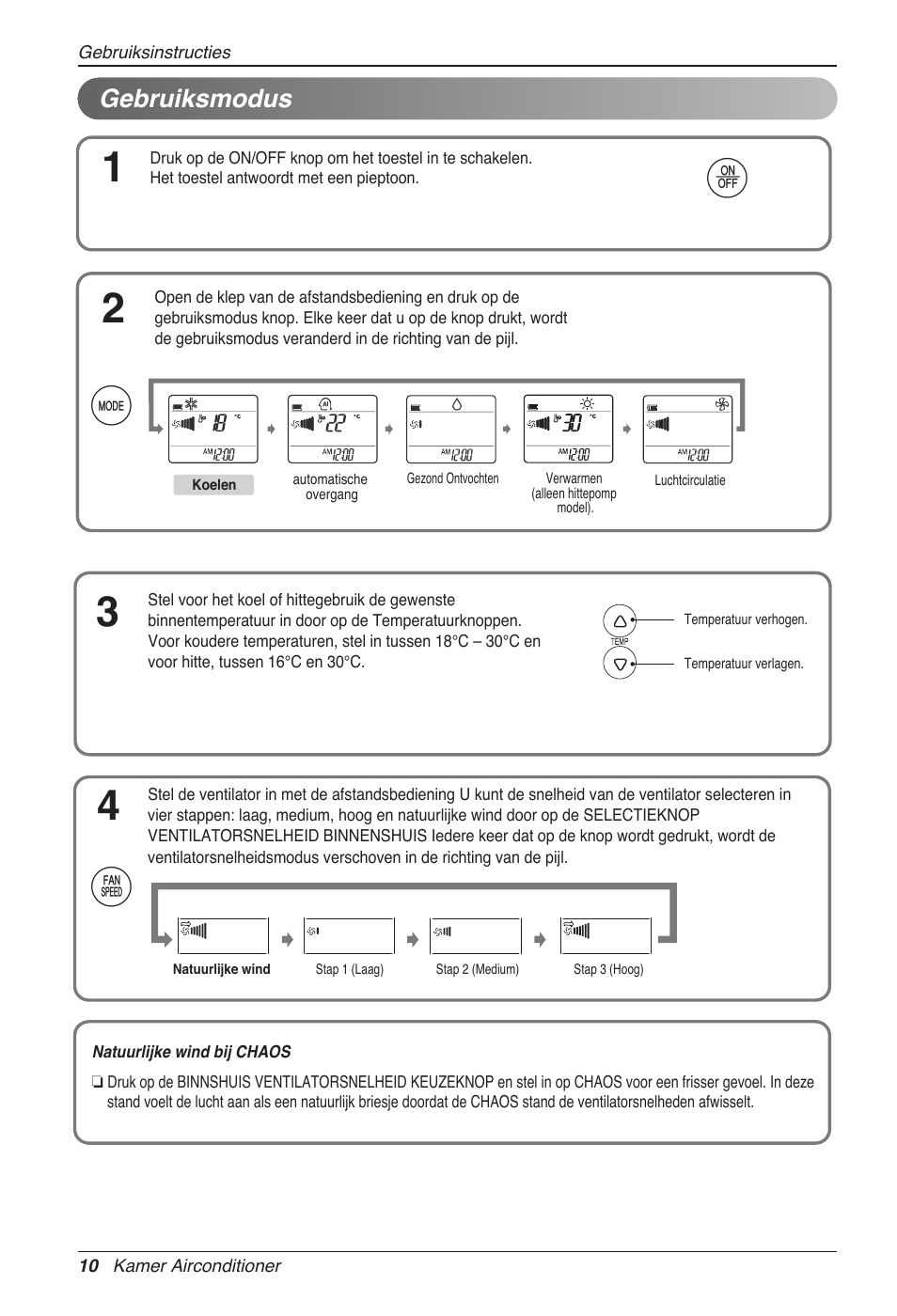 Df g, Gebruiksmodus | LG MC12AHV User Manual | Page 156 / 211