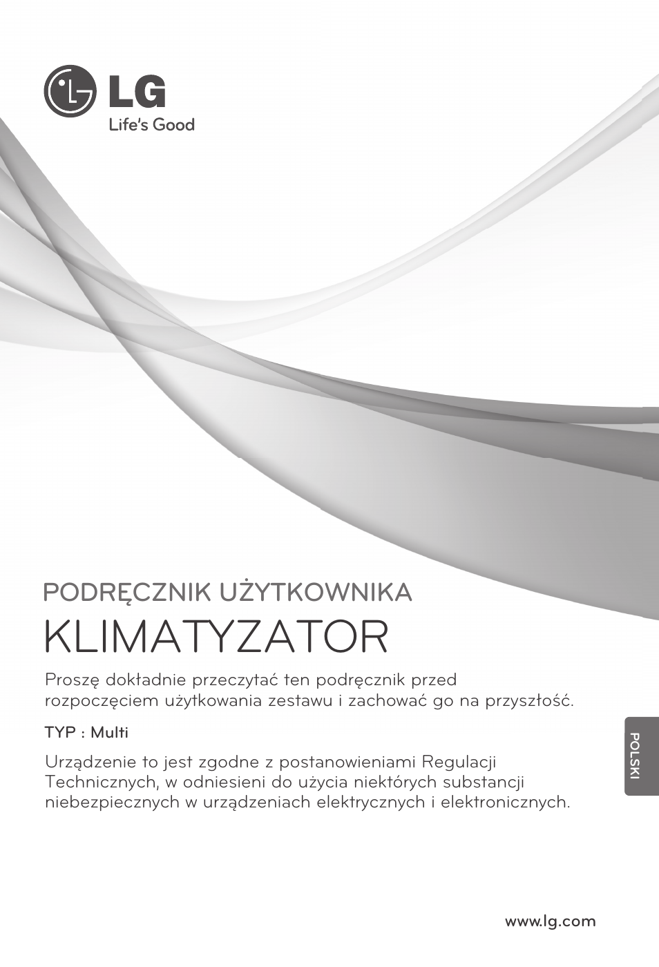 Klimatyzator, Podręcznik użytkownika | LG MC12AHV User Manual | Page 167 / 211