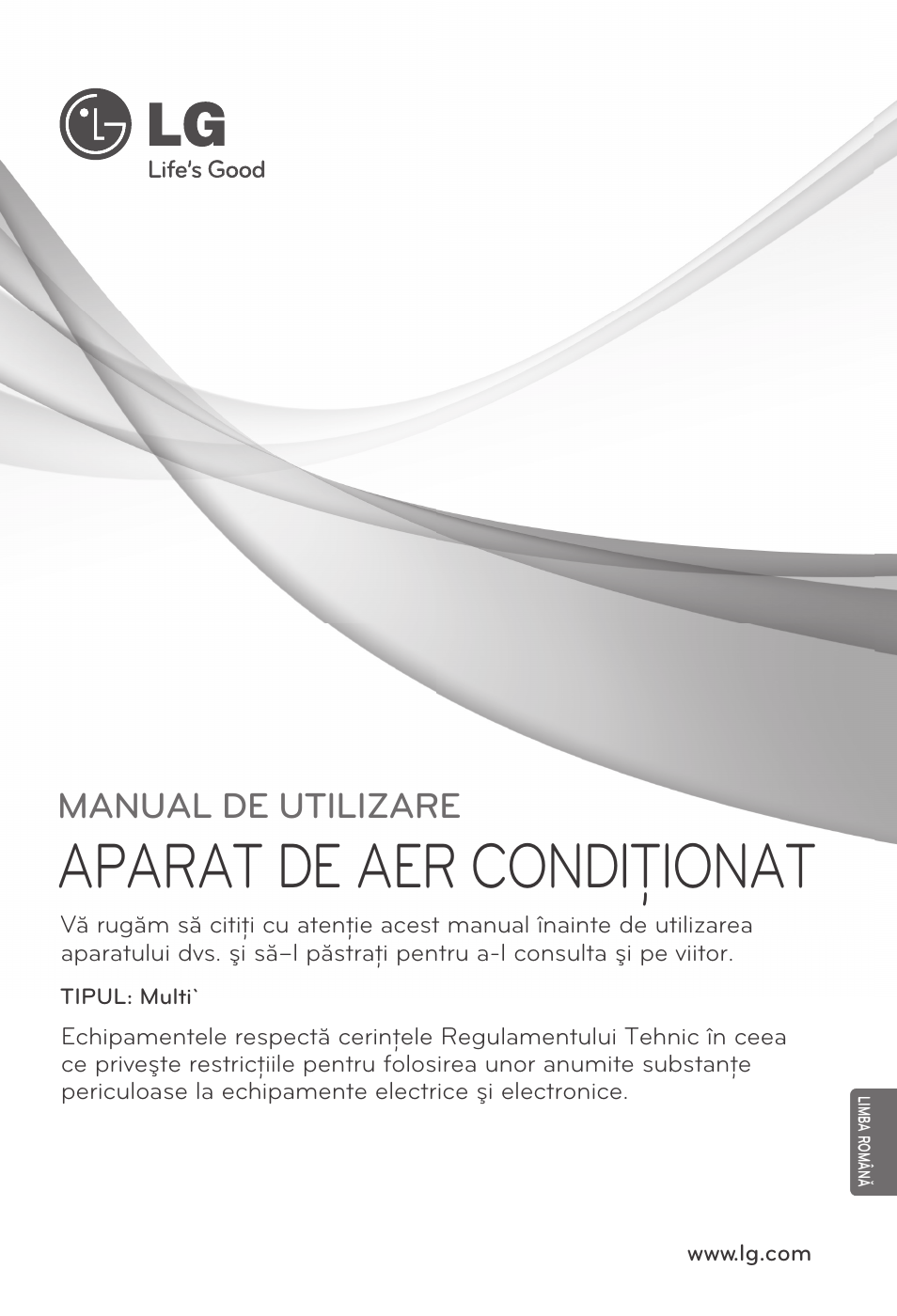Aparat de aer condiţionat, Manual de utilizare | LG MC12AHV User Manual | Page 187 / 211