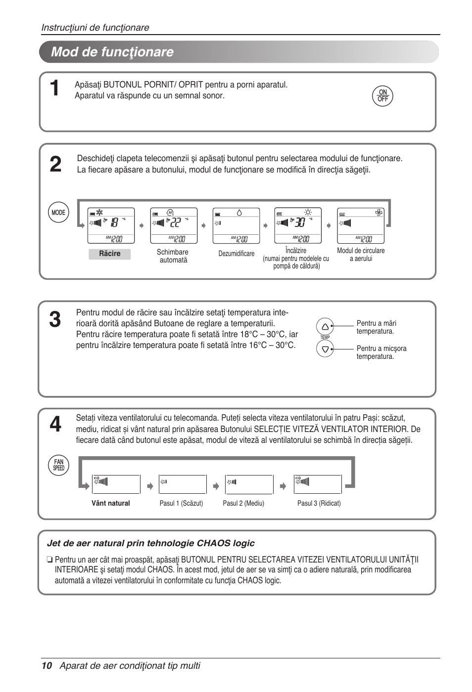 Df g, Mod de funcţionare | LG MC12AHV User Manual | Page 196 / 211