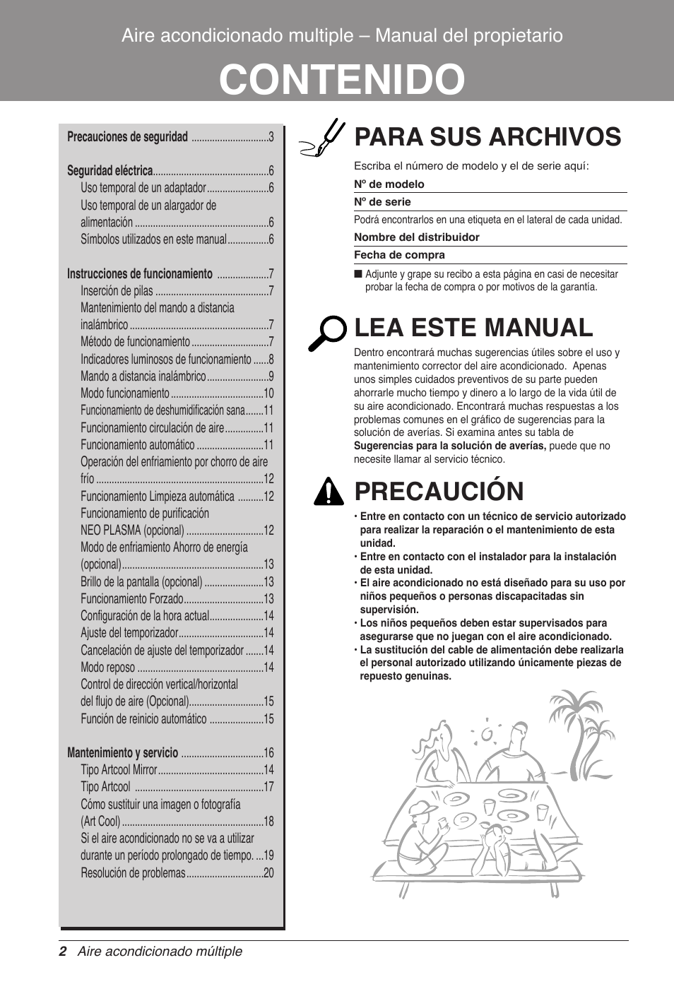 LG MC12AHV User Manual | Page 42 / 211