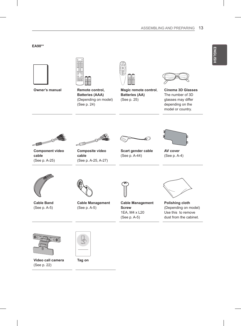 LG 55EA980V User Manual | Page 69 / 544
