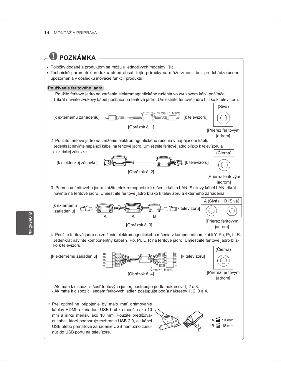 Poznámka | LG 60PM670S User Manual | Page 177 / 243