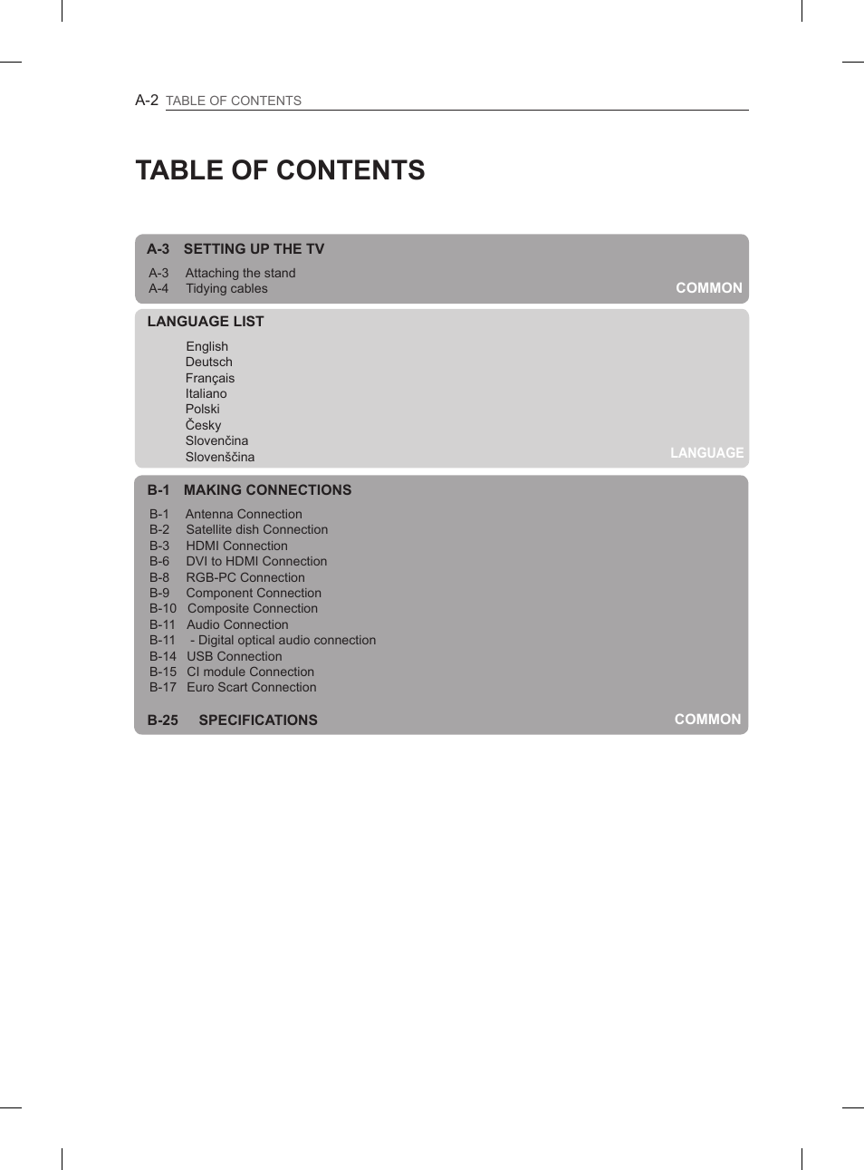 LG 60PM670S User Manual | Page 5 / 243