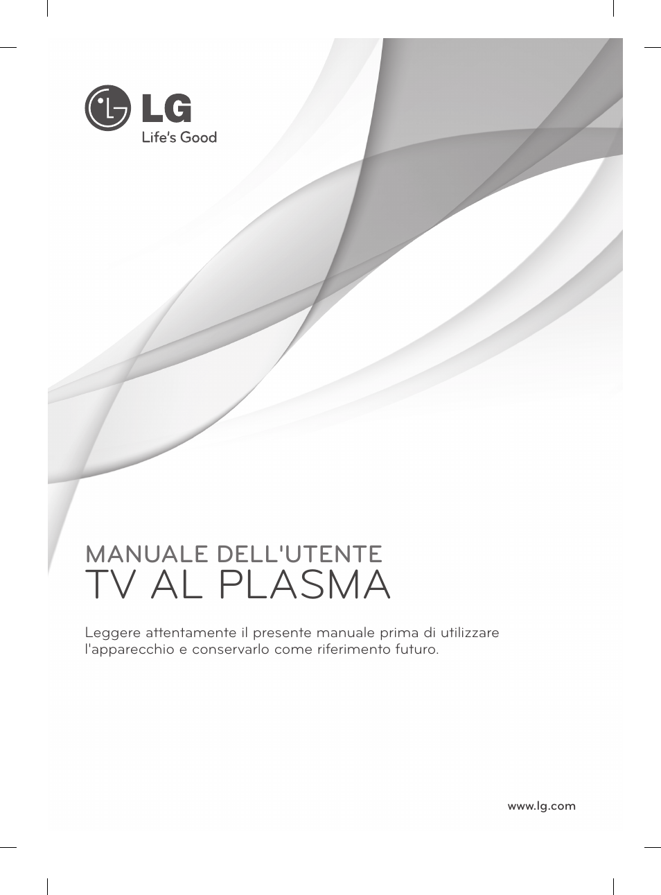 Tv al plasma, Manuale dell'utente | LG 60PM670S User Manual | Page 86 / 243