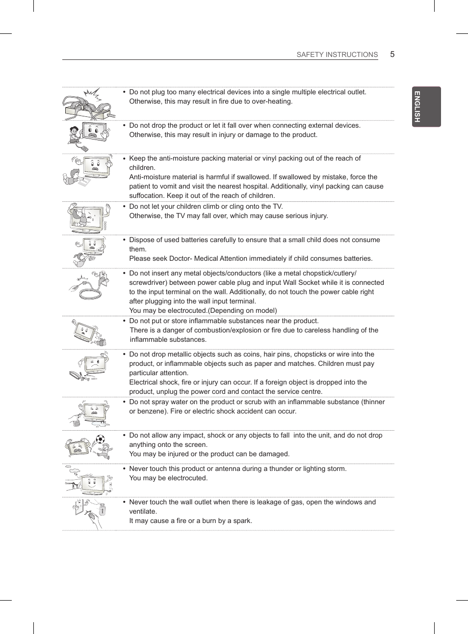 LG 29LN450B User Manual | Page 12 / 375