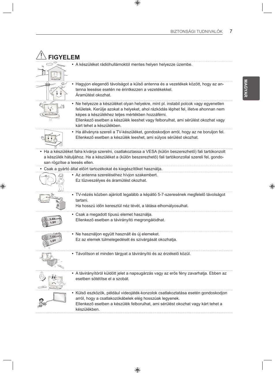 Figyelem | LG 22LS3500-ZA User Manual | Page 36 / 367