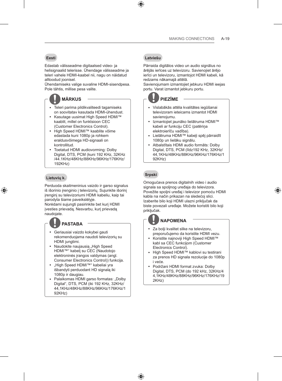 LG 65LB730V User Manual | Page 19 / 332