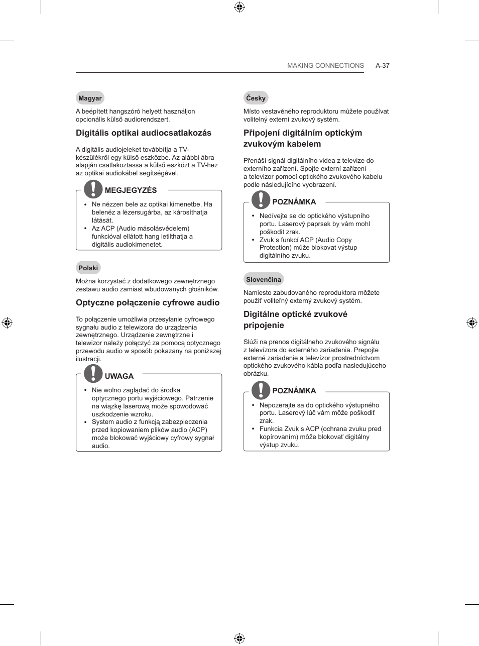 LG 65LB730V User Manual | Page 37 / 332