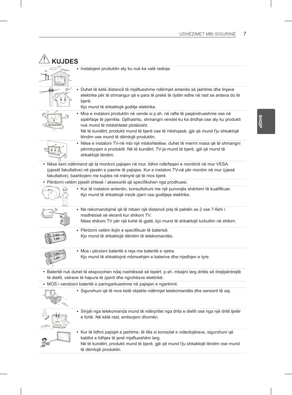Kujdes | LG 32LN536B User Manual | Page 346 / 443
