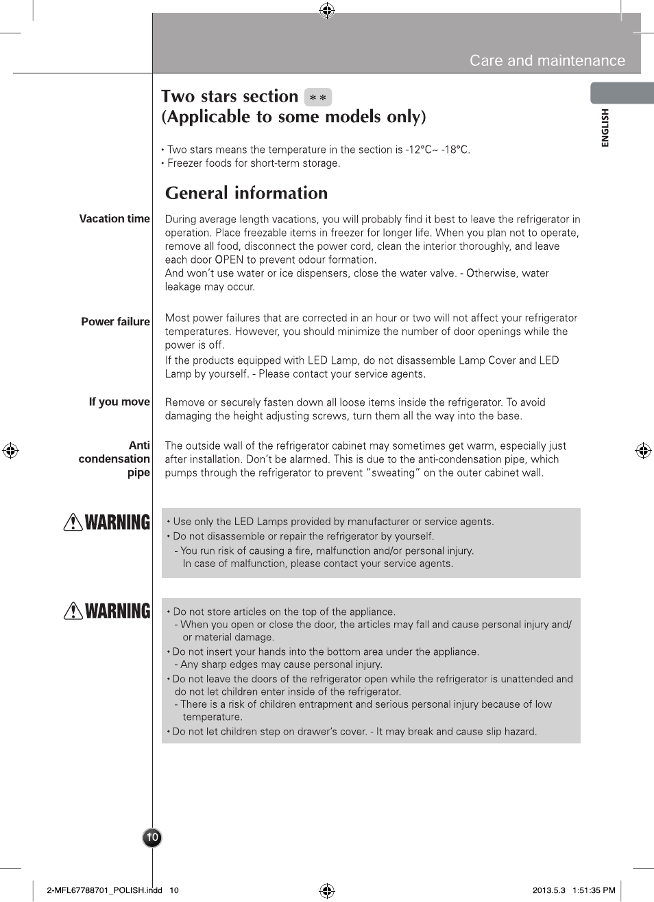 LG GSL545NSQV User Manual | Page 11 / 324