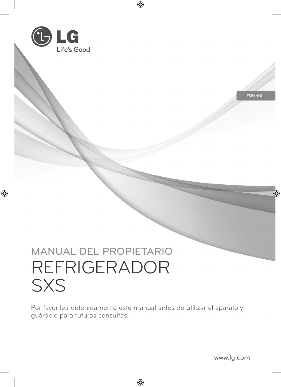 Refrigerador sxs, Manual del propietario | LG GSL545NSQV User Manual | Page 57 / 324