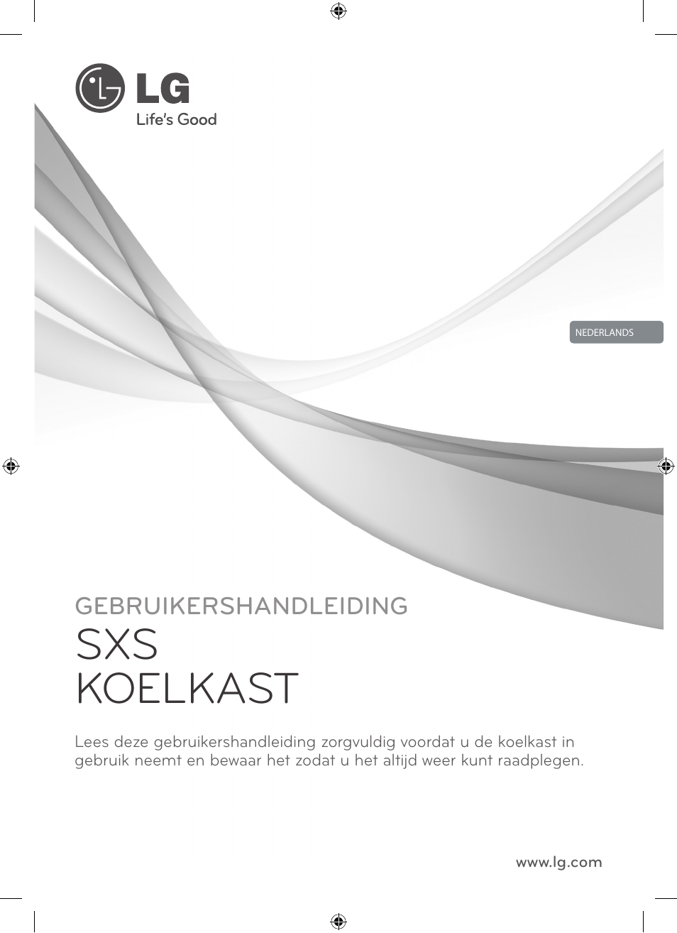 Sxs koelkast, Gebruikershandleiding | LG GSL545NSQV User Manual | Page 99 / 324
