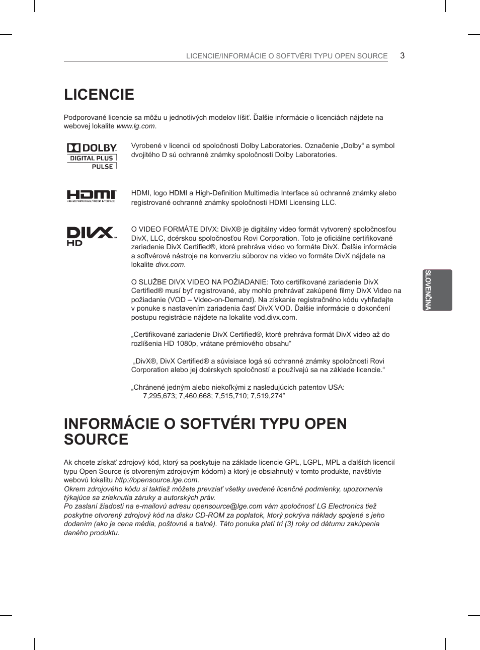 LG 32LM3400 User Manual | Page 105 / 436