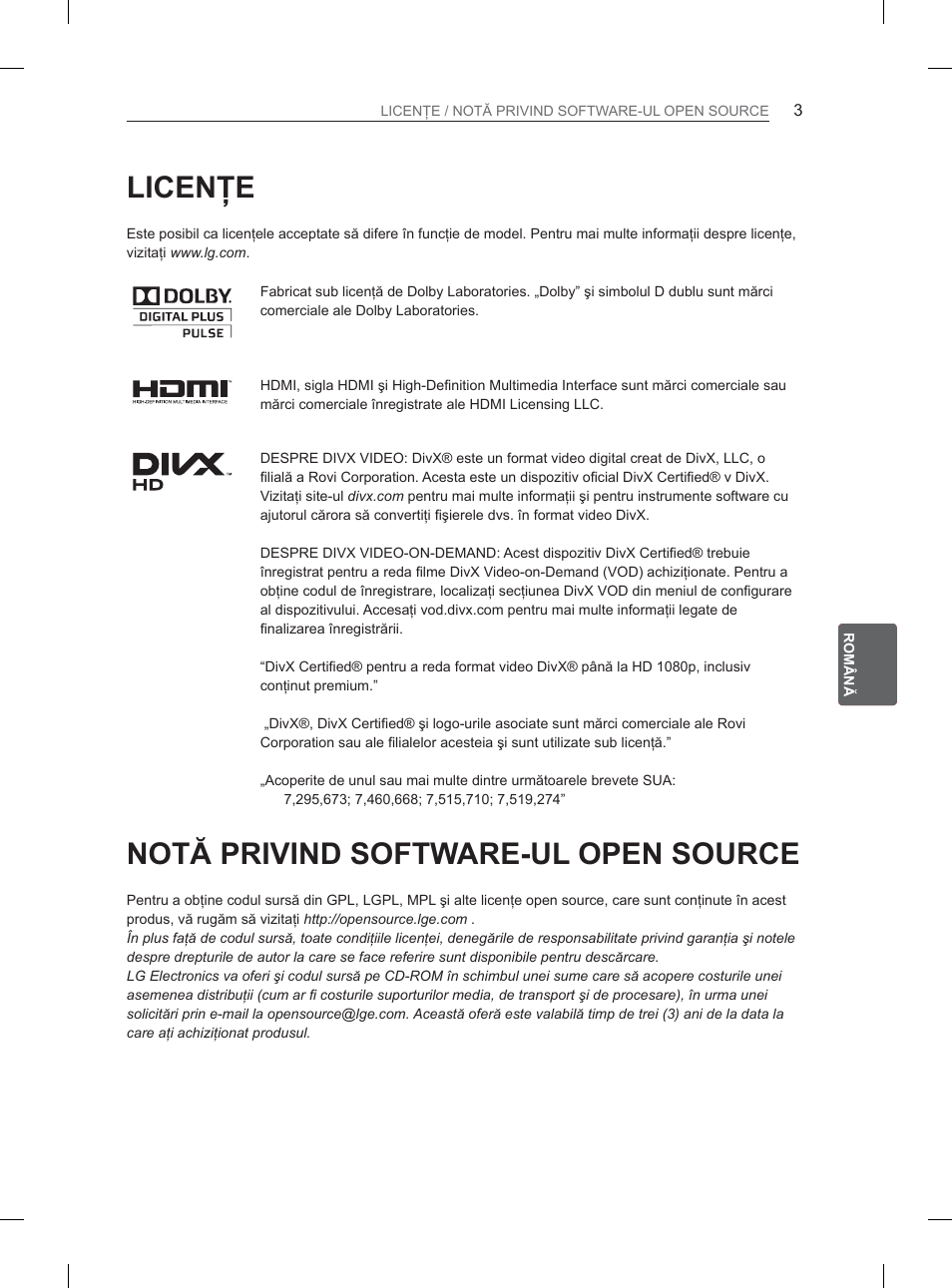 LG 32LM3400 User Manual | Page 129 / 436