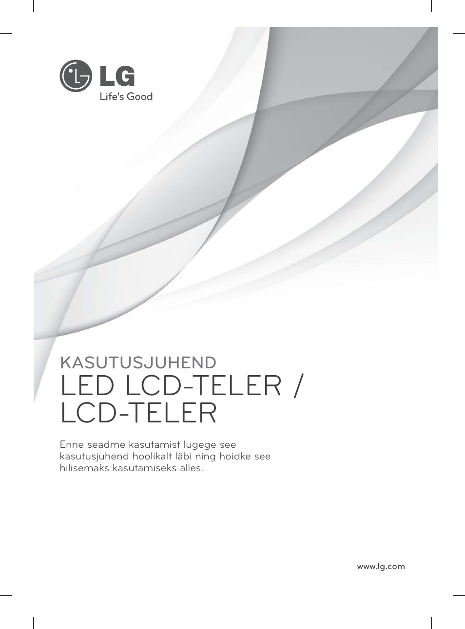 Led lcd-teler / lcd-teler | LG 32LM3400 User Manual | Page 175 / 436