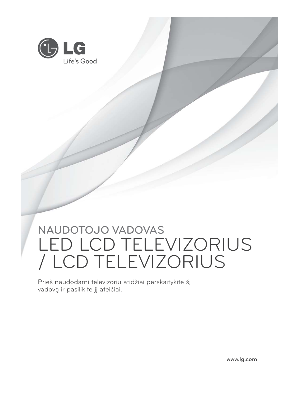 Led lcd televizorius / lcd televizorius | LG 32LM3400 User Manual | Page 199 / 436