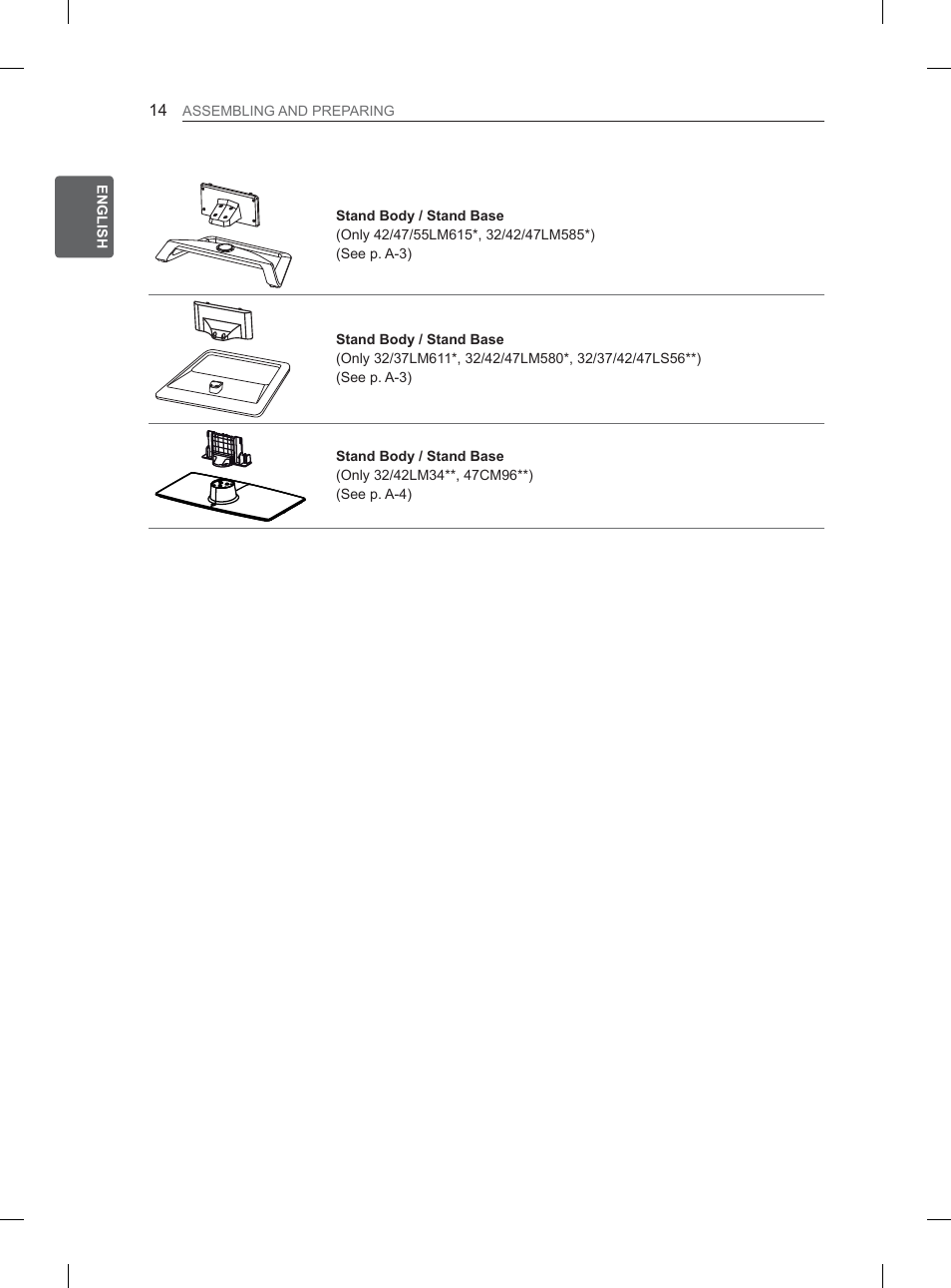 LG 32LM3400 User Manual | Page 20 / 436