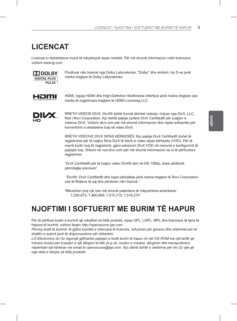 LG 32LM3400 User Manual | Page 321 / 436