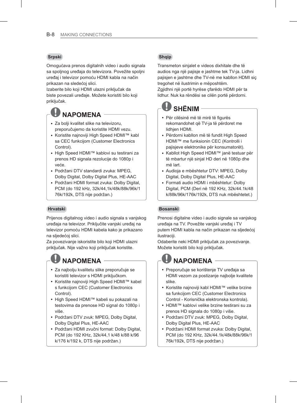 6+é1,0 | LG 32LM3400 User Manual | Page 398 / 436