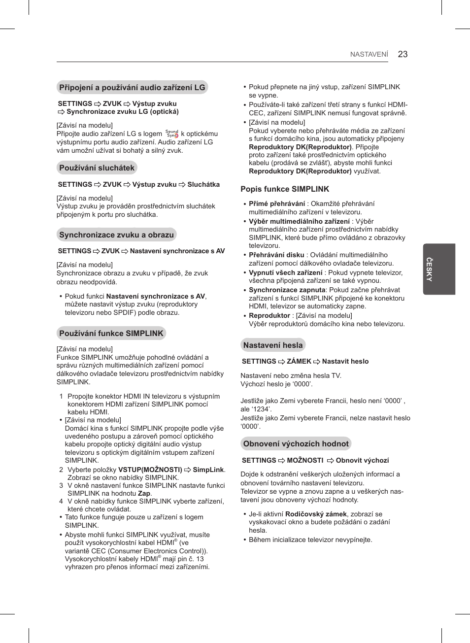 LG 32LB550U User Manual | Page 134 / 483