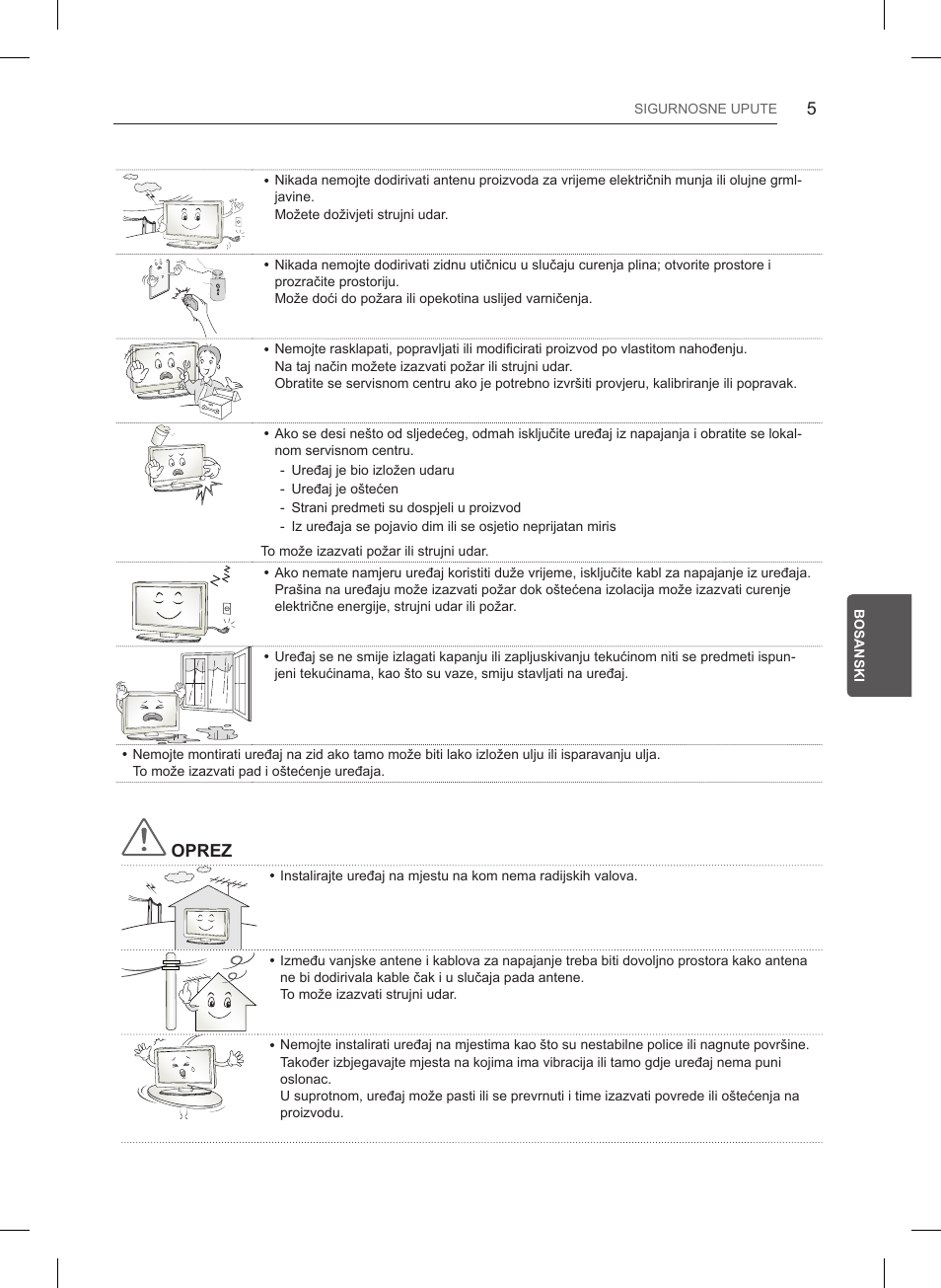 Oprez | LG 32LB550U User Manual | Page 396 / 483